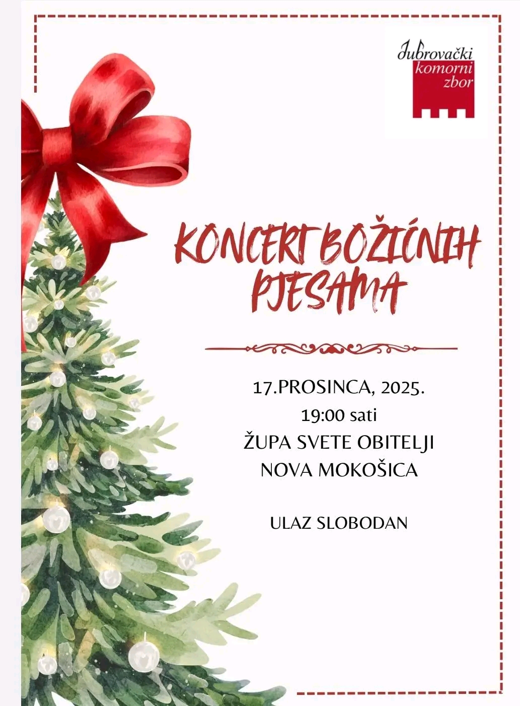 Koncert božićnih pjesama u župi Svete Obitelji
